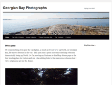 Tablet Screenshot of georgianbayphotographs.ca